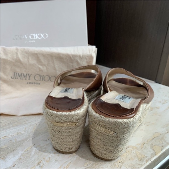 Jimmy Choo Wedges Size 37 - Picture 2 of 6